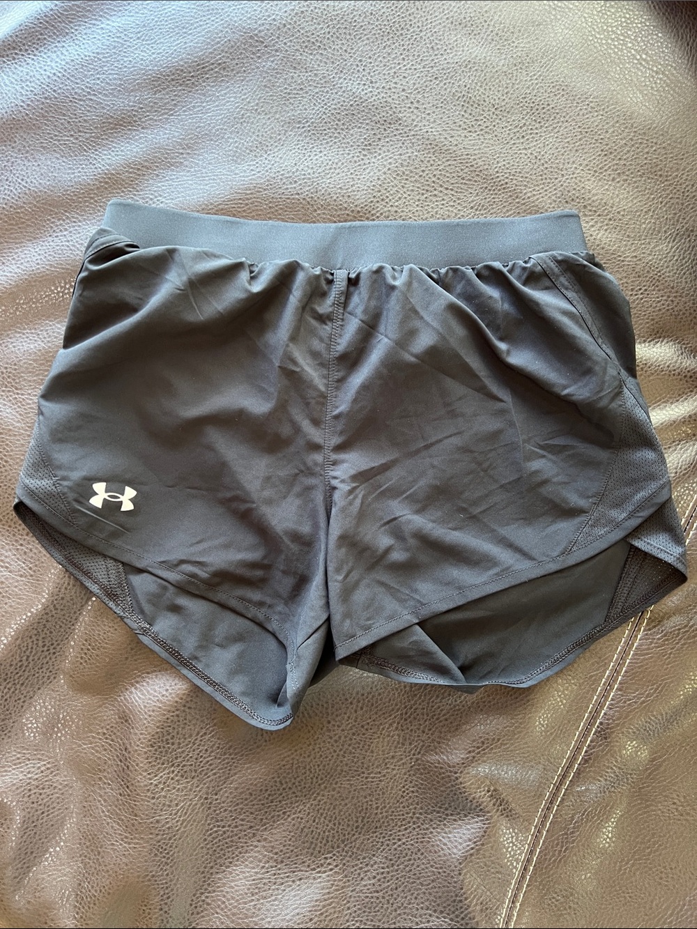 Under Armour Black Women's Running Shorts with Built-In Liner